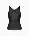 Giorgio Armani Lyocell And Cotton Knit Top