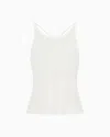 Giorgio Armani Lyocell And Cotton Knit Top