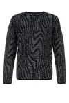 Giorgio Armani Men's Embroidered Jacquard Sweater