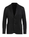 Giorgio Armani Man Blazer Black Size 42 Cupro In Black