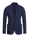Giorgio Armani Man Blazer Blue Size 42 Silk, Polyamide In Blue