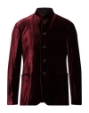 Giorgio Armani Man Jacket Burgundy Size 44 Viscose, Cupro In Red