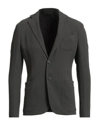 Giorgio Armani Man Blazer Charcoal Size 38 Virgin Wool, Viscose In Pink