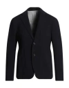 Giorgio Armani Man Blazer Dark Brown Size 38 Viscose, Virgin Wool In Brown