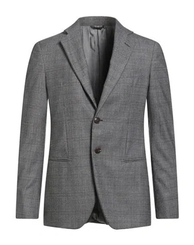 Giorgio Armani Man Blazer Grey Size 38 Virgin Wool In Gray
