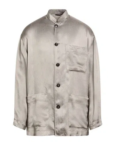 Giorgio Armani Man Blazer Grey Size 42 Viscose, Acetate In Gray