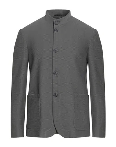 Giorgio Armani Man Blazer Grey Size 44 Polyamide, Elastane In Gray