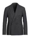 Giorgio Armani Man Blazer Grey Size 44 Virgin Wool, Silk In Gray