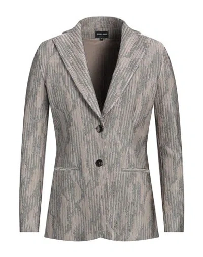 Giorgio Armani Man Blazer Light Brown Size 36 Viscose, Polyamide, Elastane In Sand