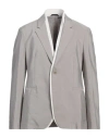 Giorgio Armani Man Blazer Light Grey Size 46 Silk, Polyamide In Grey