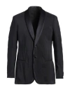 Giorgio Armani Man Blazer Midnight Blue Size 40 Silk, Polyamide In Blue