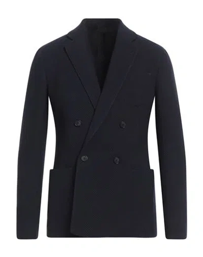 Giorgio Armani Man Blazer Midnight Blue Size 40 Virgin Wool, Elastane