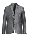 Giorgio Armani Man Blazer Midnight Blue Size 42 Linen, Silk, Polyamide, Elastane In Blue
