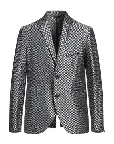Giorgio Armani Man Blazer Midnight Blue Size 42 Linen, Silk, Polyamide, Elastane