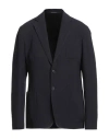 Giorgio Armani Man Blazer Midnight Blue Size 44 Virgin Wool, Elastane In Blue
