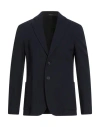 Giorgio Armani Man Blazer Midnight Blue Size 44 Virgin Wool, Polyamide, Elastane In Blue