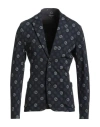 Giorgio Armani Man Blazer Midnight Blue Size 46 Cotton, Cashmere In Blue