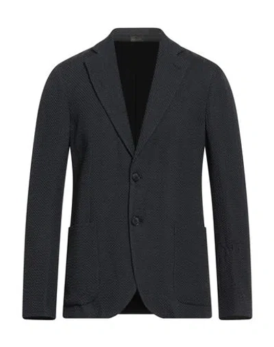 Giorgio Armani Man Blazer Midnight Blue Size 46 Cupro, Polyamide