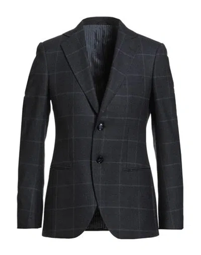 Giorgio Armani Man Blazer Navy Size 46 Virgin Wool In Blue