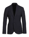 Giorgio Armani Man Blazer Navy Size 48 Virgin Wool, Silk In Blue
