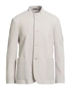 Giorgio Armani Man Blazer Off White Size 44 Polyamide, Elastane