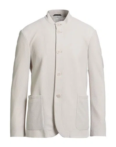 Giorgio Armani Man Blazer Off White Size 44 Polyamide, Elastane