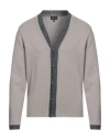 Giorgio Armani Man Cardigan Light Brown Size 46 Cotton, Cashmere, Silk, Linen In Beige