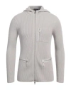 Giorgio Armani Man Cardigan Taupe Size 44 Virgin Wool In Grey