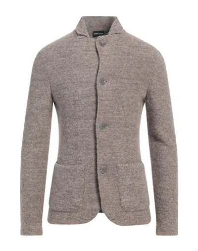 Giorgio Armani Man Cardigan Sand Size 38 Wool, Alpaca Wool, Polyamide, Cashmere In Beige