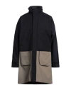 Giorgio Armani Man Coat Midnight Blue Size 42 Polyester, Polyamide In Blue