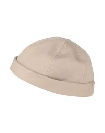 Giorgio Armani Man Hat Beige Size M Cotton, Elastane