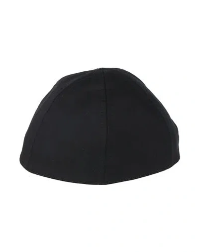 Giorgio Armani Man Hat Black Size S Cotton, Elastane