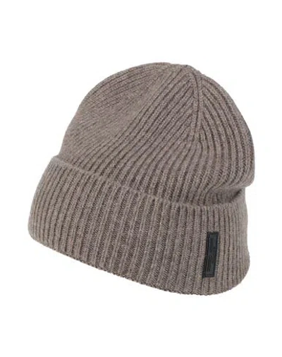 Giorgio Armani Man Hat Light Brown Size S Cashmere