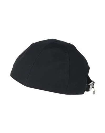 Giorgio Armani Man Hat Midnight Blue Size S Cotton, Elastane In Blue
