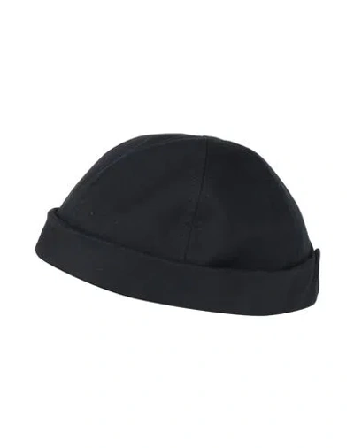 Giorgio Armani Man Hat Midnight Blue Size M Cotton, Elastane