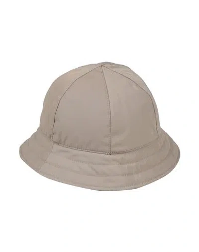 Giorgio Armani Man Hat Taupe Size 7 ⅜ Polyester, Cashmere In Brown