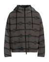 Giorgio Armani Man Jacket Lead Size Xl Polyamide, Polyester In Grey