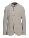 Giorgio Armani Man Jacket Light Grey Size 44 Polyamide, Elastane, Silk, Virgin Wool