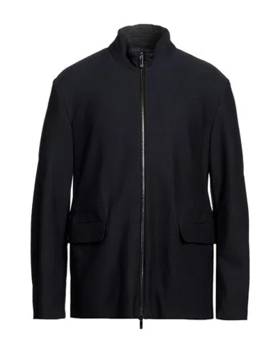 Giorgio Armani Man Jacket Midnight Blue Size 42 Polyamide, Elastane