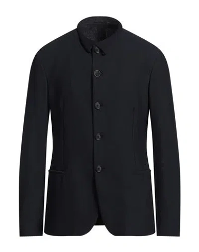 Giorgio Armani Man Jacket Navy Size 48 Polyamide, Elastane, Silk, Virgin Wool