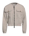 Giorgio Armani Man Jacket Sand Size 44 Linen In Beige