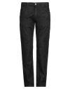 Giorgio Armani Man Jeans Black Size 34 Cotton, Cashmere, Wool, Elastane In Black