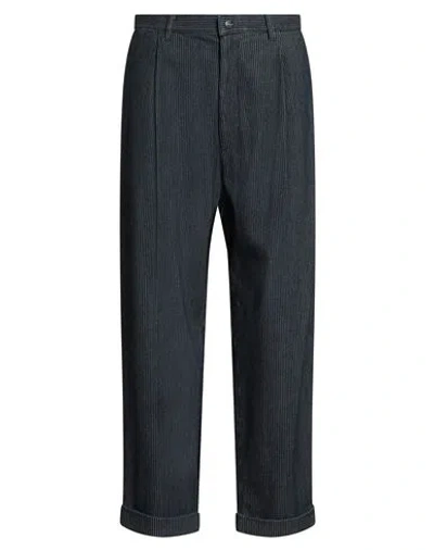 Giorgio Armani Man Jeans Blue Size 40 Cotton, Elastane In Black