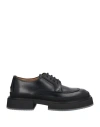 Giorgio Armani Man Lace-up Shoes Black Size 9 Leather In Black