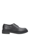 Giorgio Armani Man Lace-up Shoes Black Size 9 Leather In Black