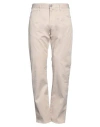 Giorgio Armani Man Pants Beige Size 38 Cotton, Elastane In Beige