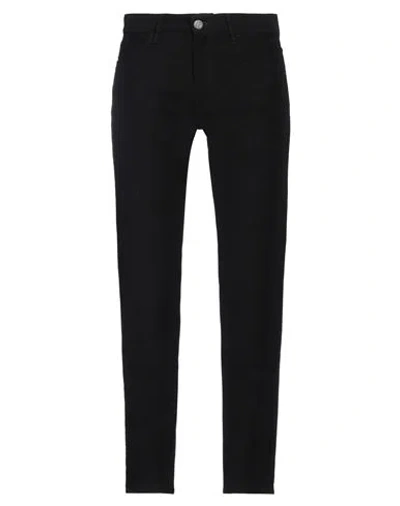 Giorgio Armani Men's Flat Front Wool Dress Pants In Black