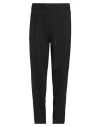 Giorgio Armani Man Pants Black Size 40 Virgin Wool, Elastane In Black