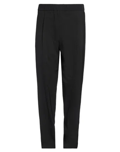 Giorgio Armani Man Pants Black Size 40 Virgin Wool, Elastane