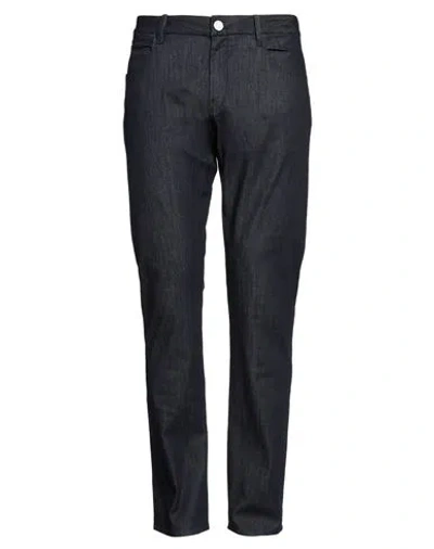 Giorgio Armani Man Pants Blue Size 34 Cotton, Elastane